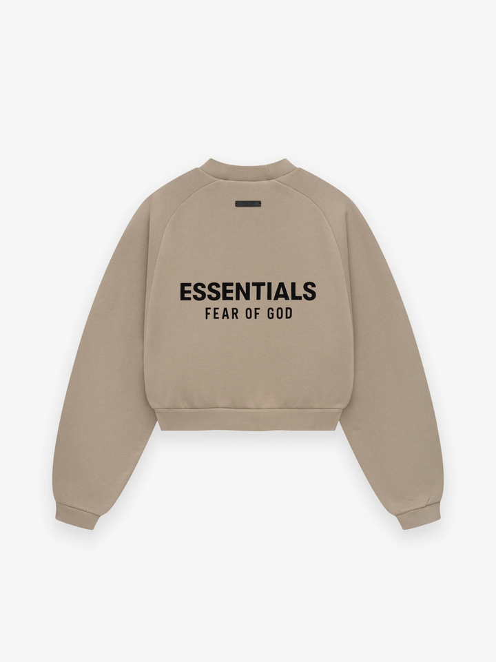 Core-Fleece Cropped Crewneck Sweatshirt Women