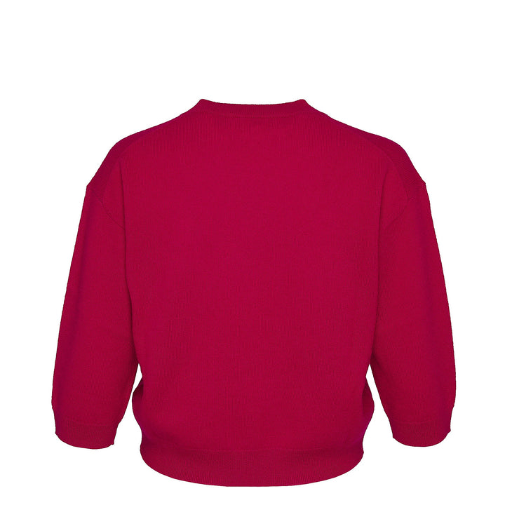 Recylced Cashmere Crew Cropped Sweater