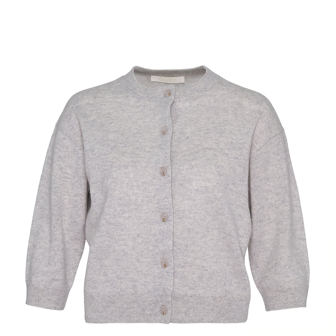 Recylced Cashmere Cropped Cardigan