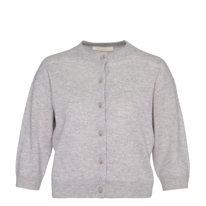 Recylced Cashmere Cropped Cardigan