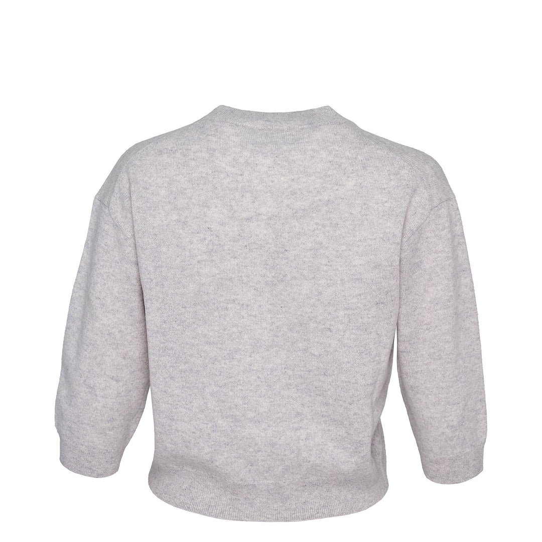 Recylced Cashmere Cropped Cardigan