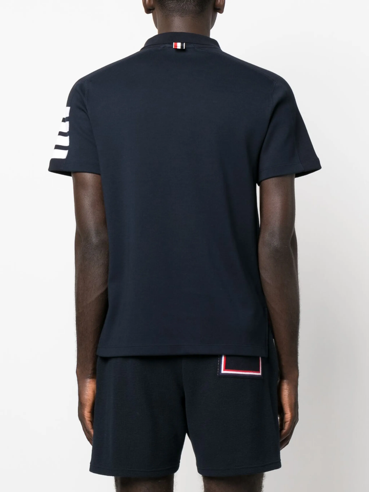 Cotton 4-Bar Short Sleeve Polo