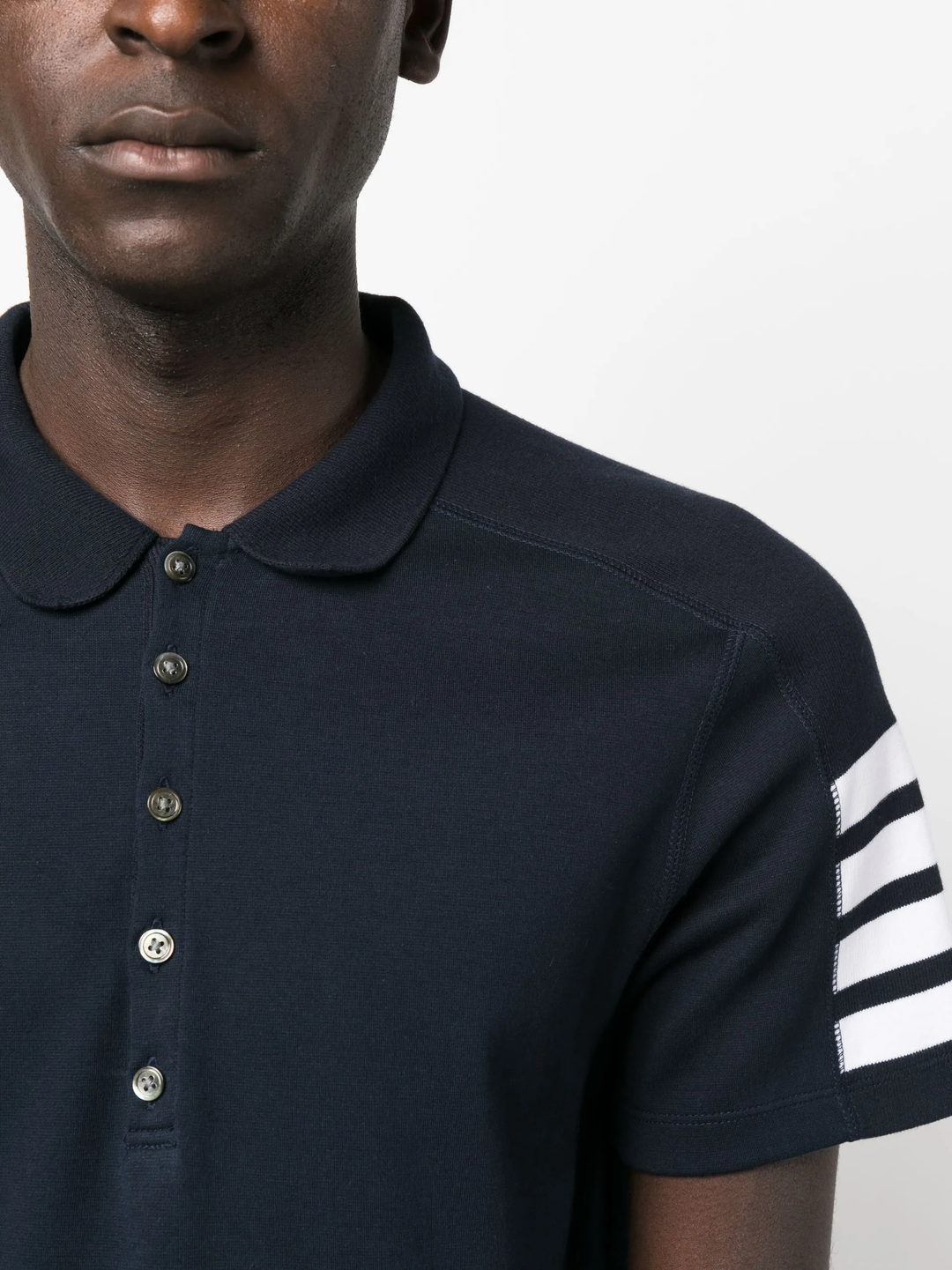 Cotton 4-Bar Short Sleeve Polo
