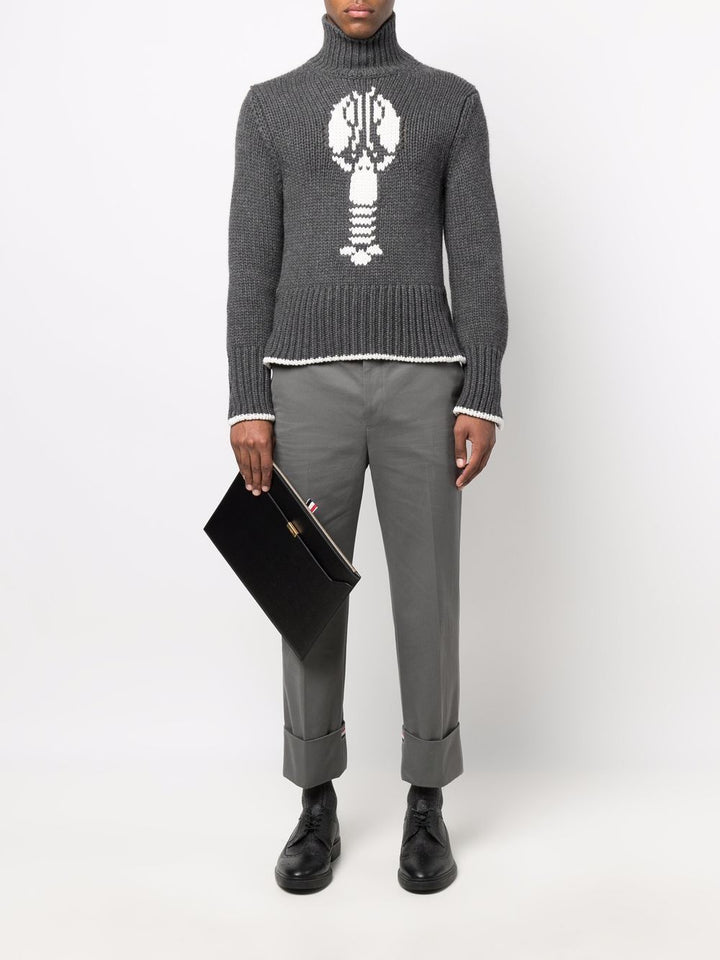 Pebble Grain Leather Lock Document Holder