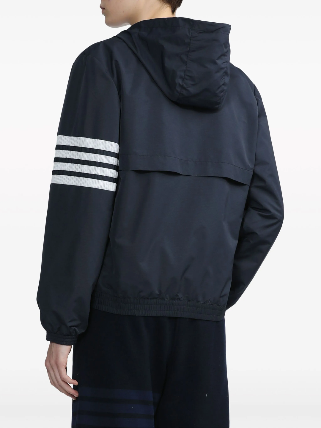 Ripstop Mesh 4-Bar Hooded Jacket Men