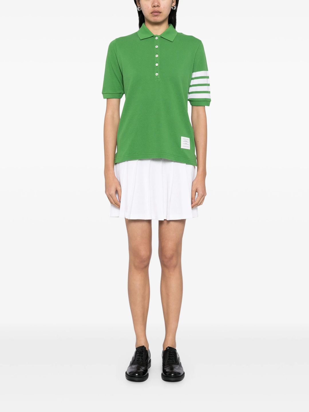 Short Sleeve Polo With 4-Bar Stripe