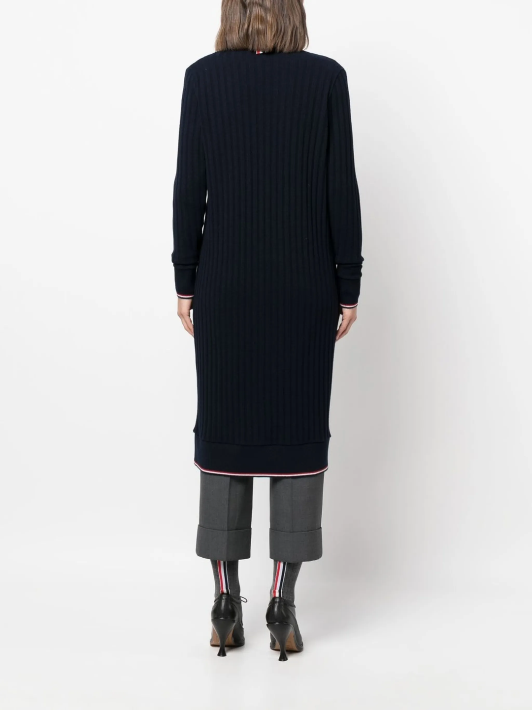 Below The Knee V-Neck Cardigan Women