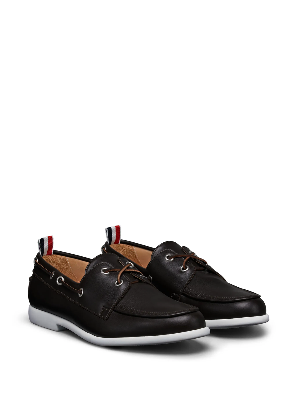 Thom Browne Baby Calf Leather Boat Shoe - view 2