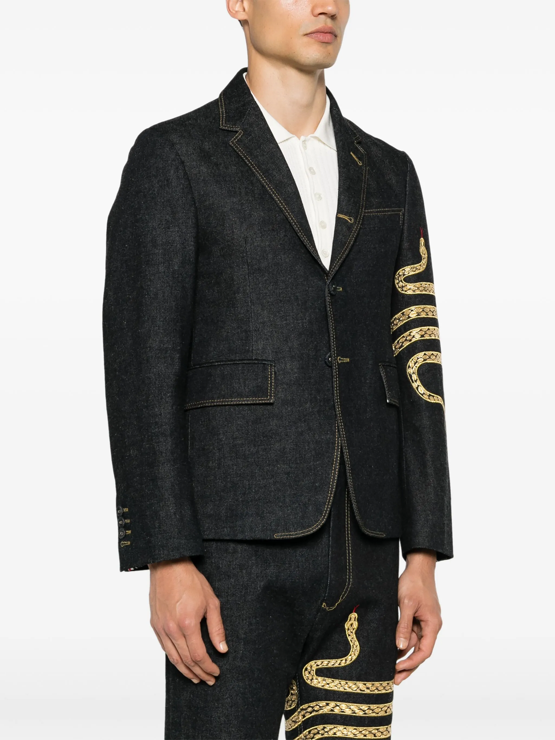 Lunar New Year Denim Sportcoat