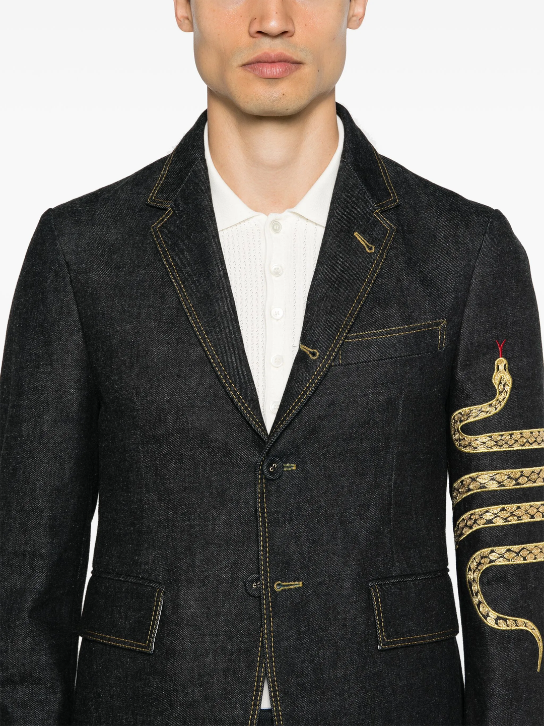 Lunar New Year Denim Sportcoat