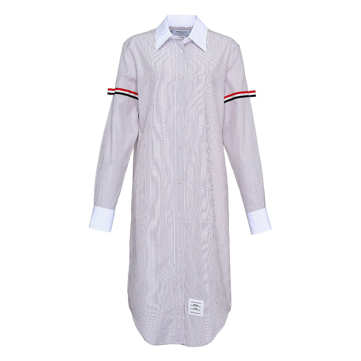 Knee Length Point Collar Dress