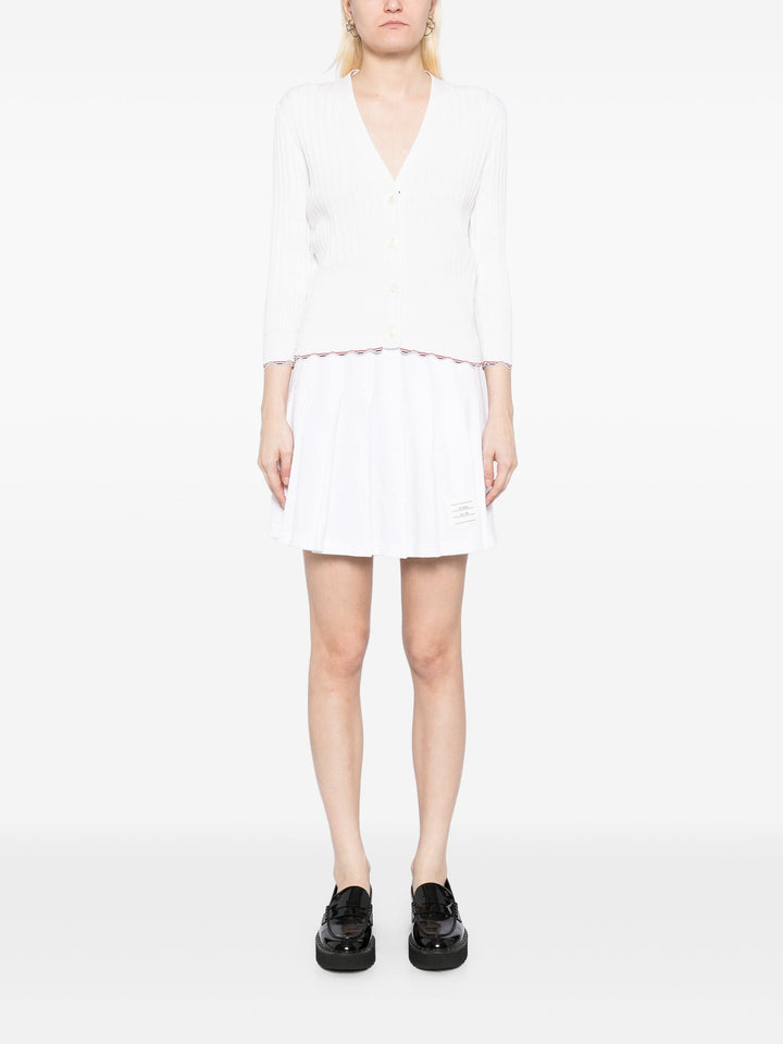 Silk Cotton V Neck Cardigan Women