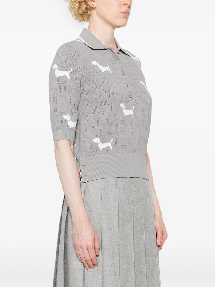 4-Bar Hector Pointelle Polo Women