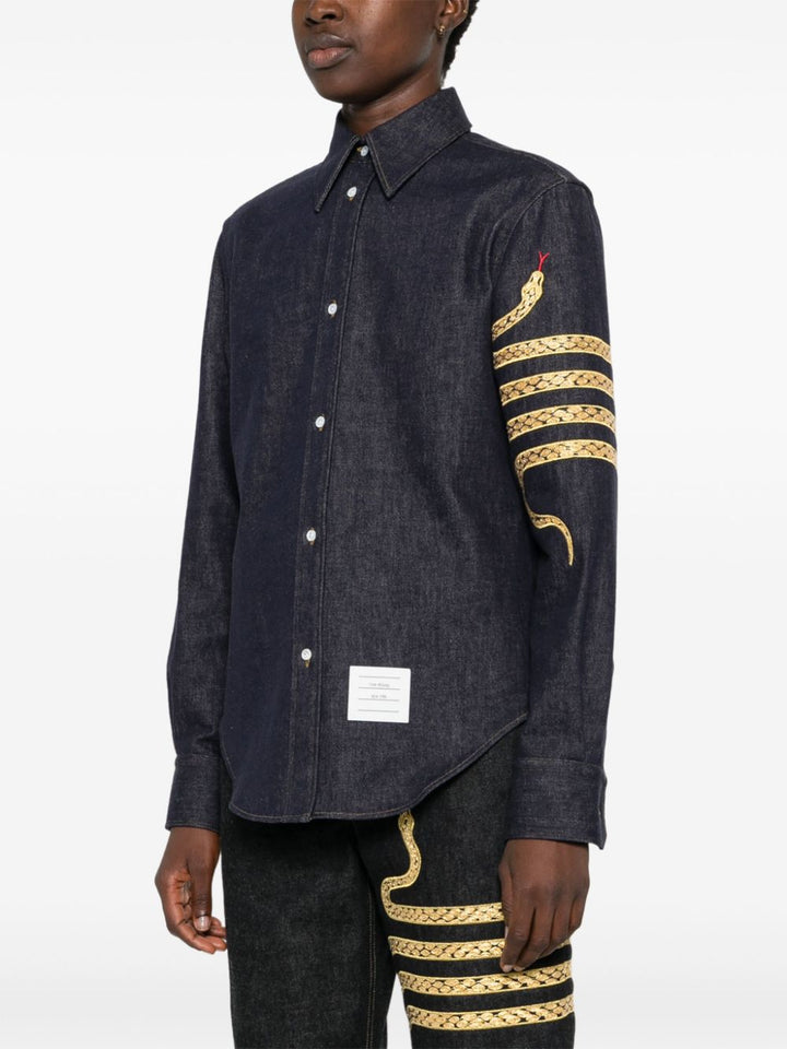 Lunar New Year Easy Fit Denim Shirt