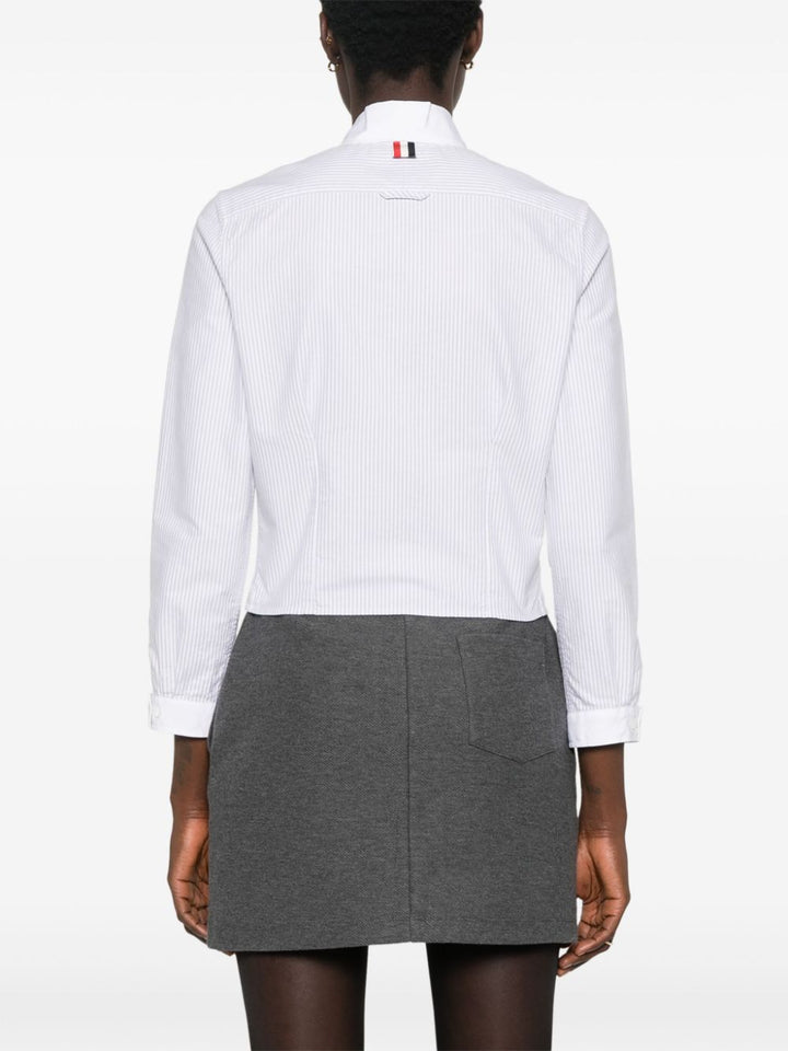 Poplin Bow Collar Blouse