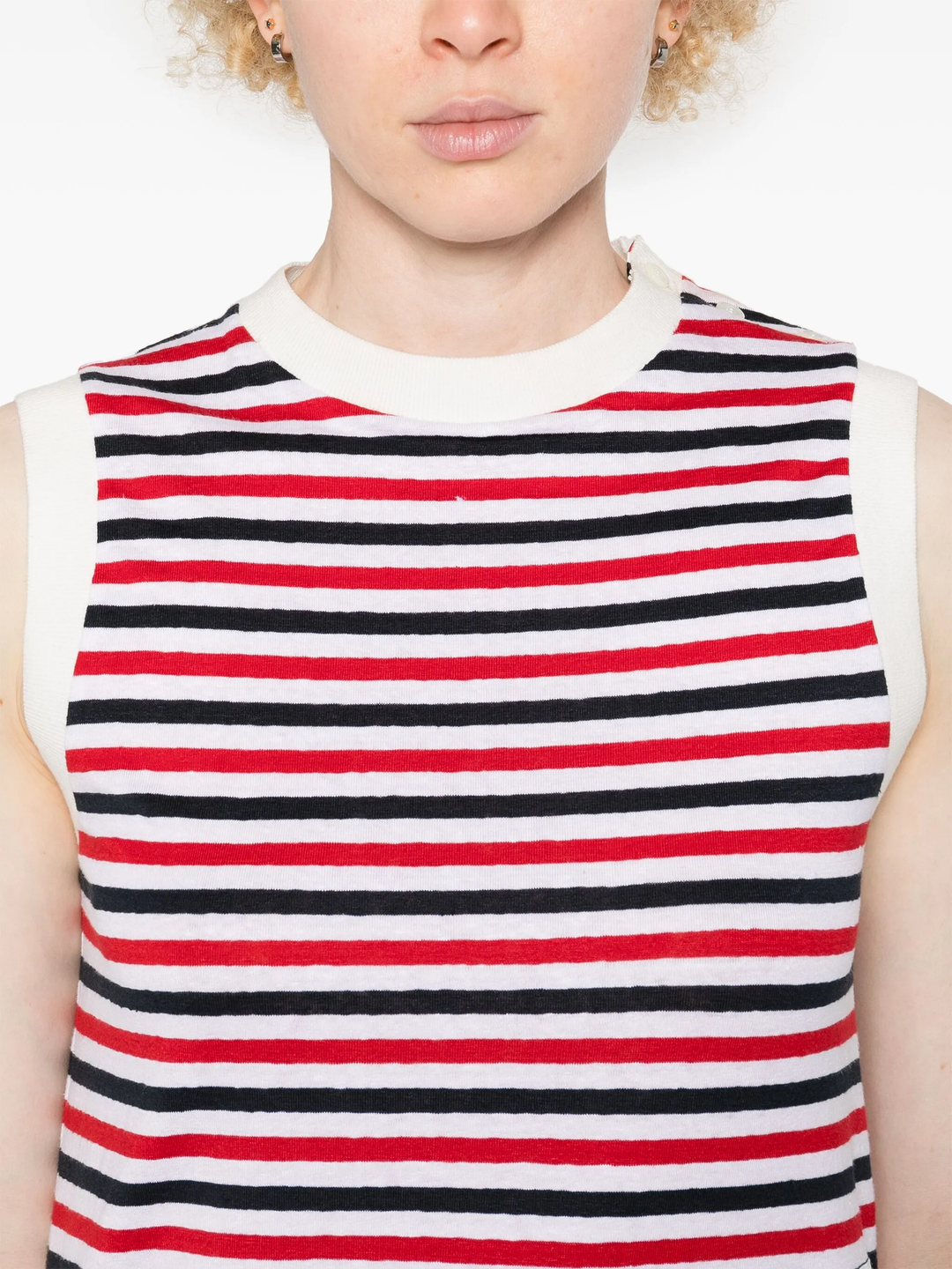 Linen Jersey Shell Top Women