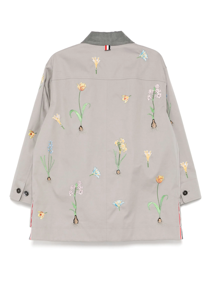 Gardening Coat With Satin Stitch Women