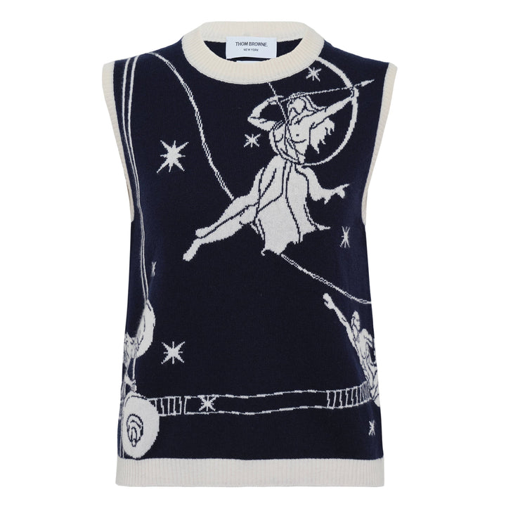 Olympic Constellation Jersey Knit Top Women