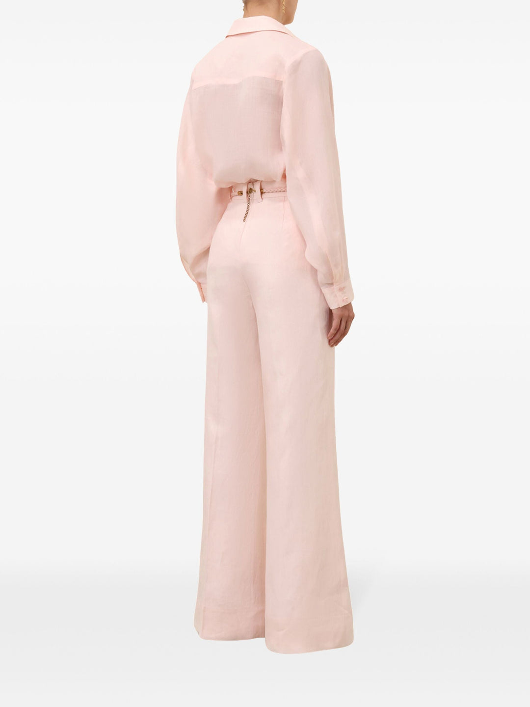 Crush Linen Flare Pants