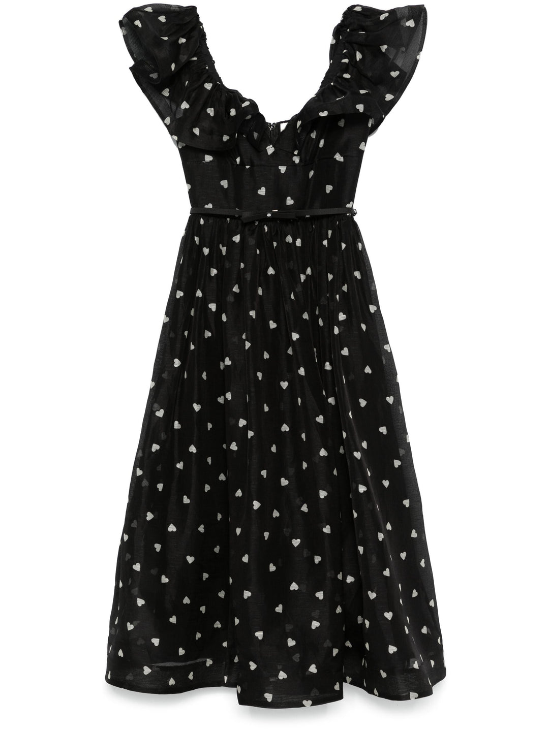 Crush Frilled  Midi Dress