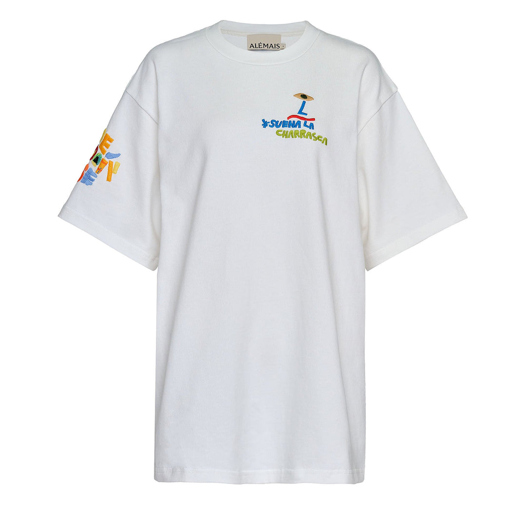 Nadia Embroidered Tee