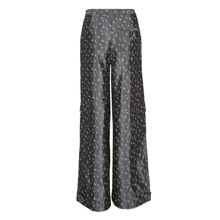 Acetate Jacquard Cargo Pants