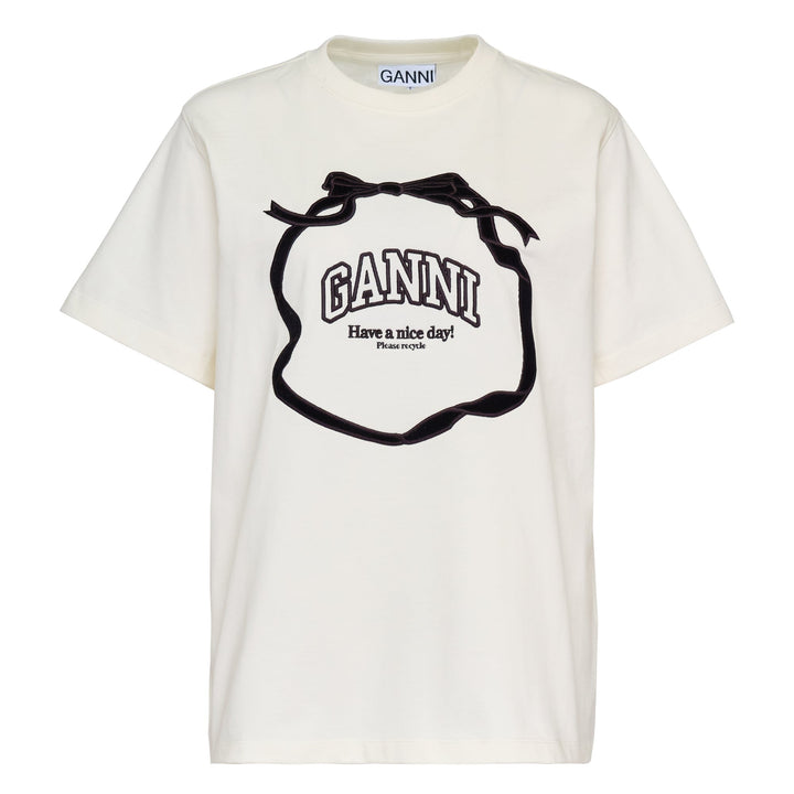 Heavy Cotton Bow Relaxed T-Shirt