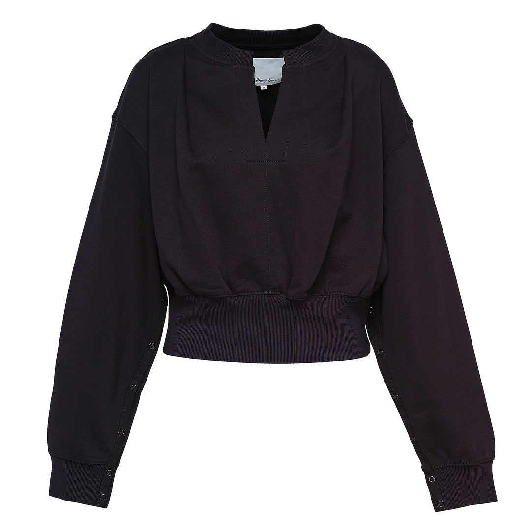 Long Sleeve Cropped Sweatshirt