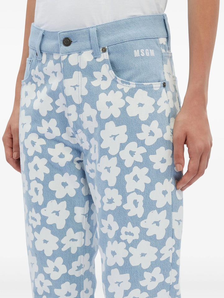 Floral Printed Pants