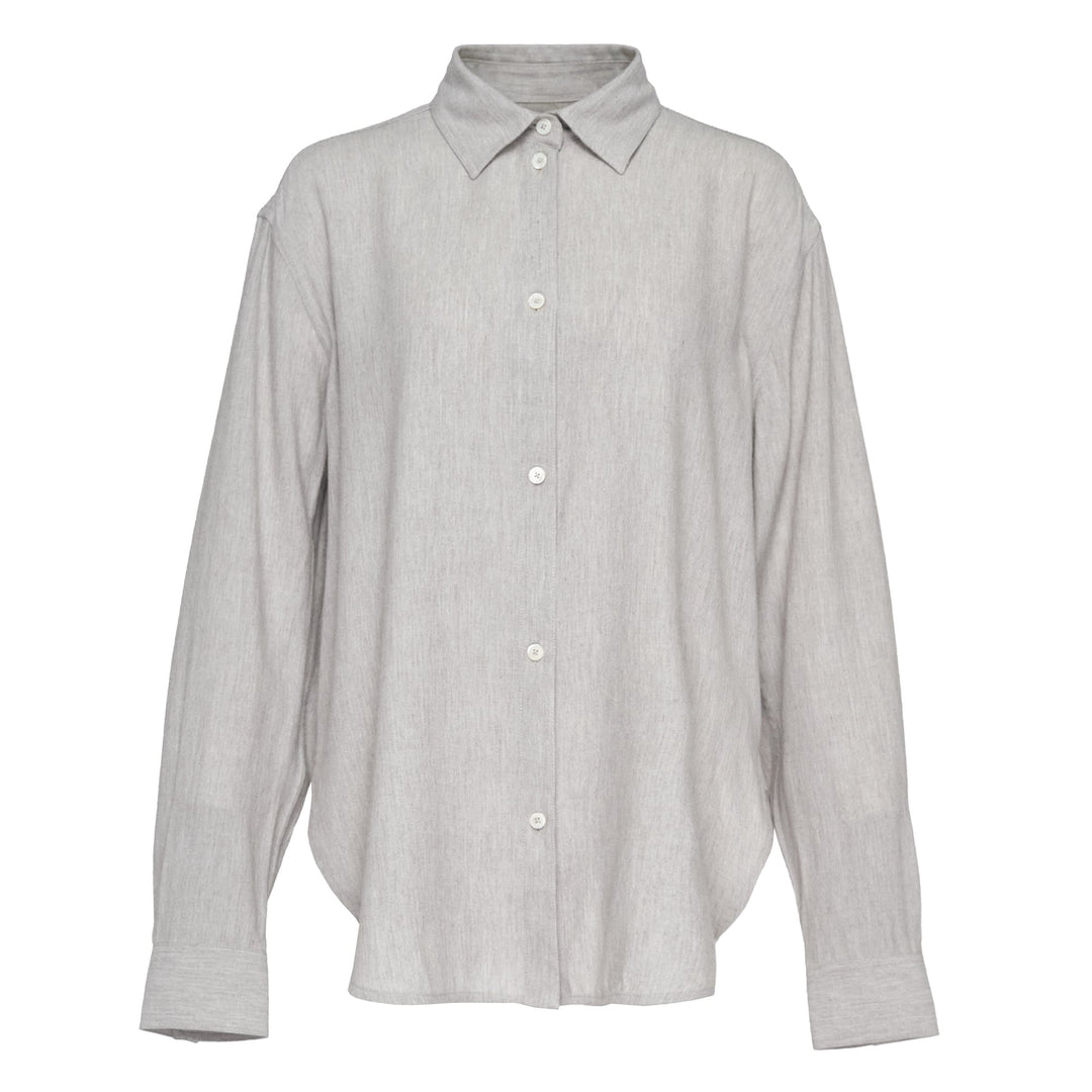 Relaxed Wool Viscose Shirt