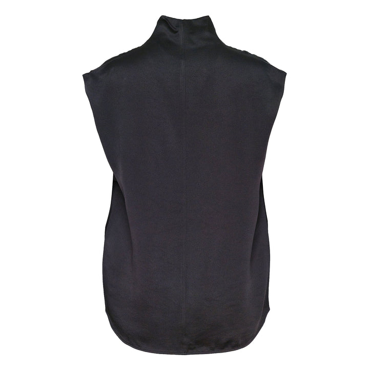 Sleeveless Funnel Neck Top