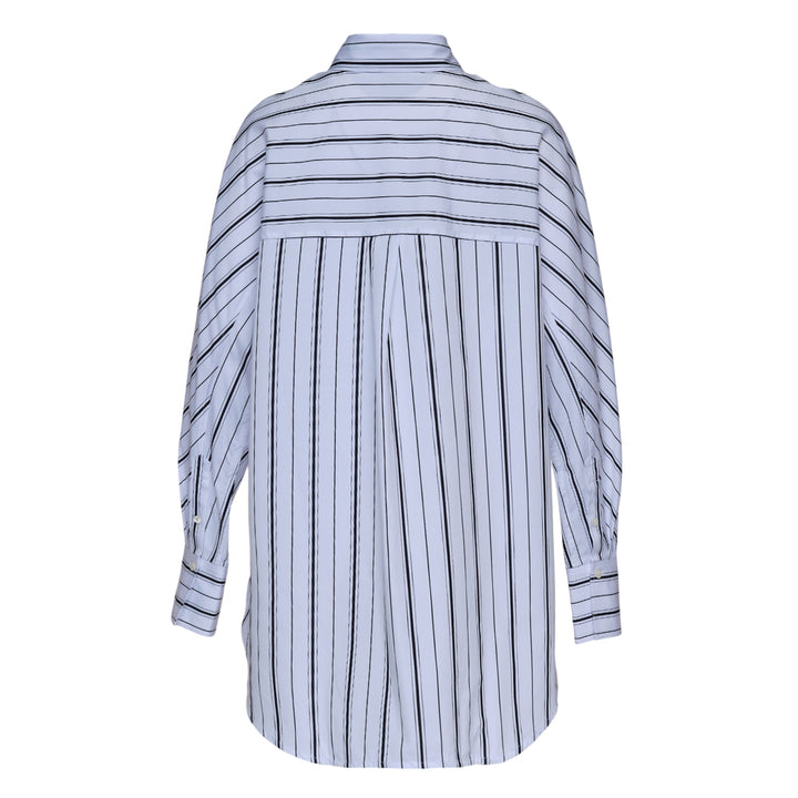 Kimono Sleeve Striped Shirt