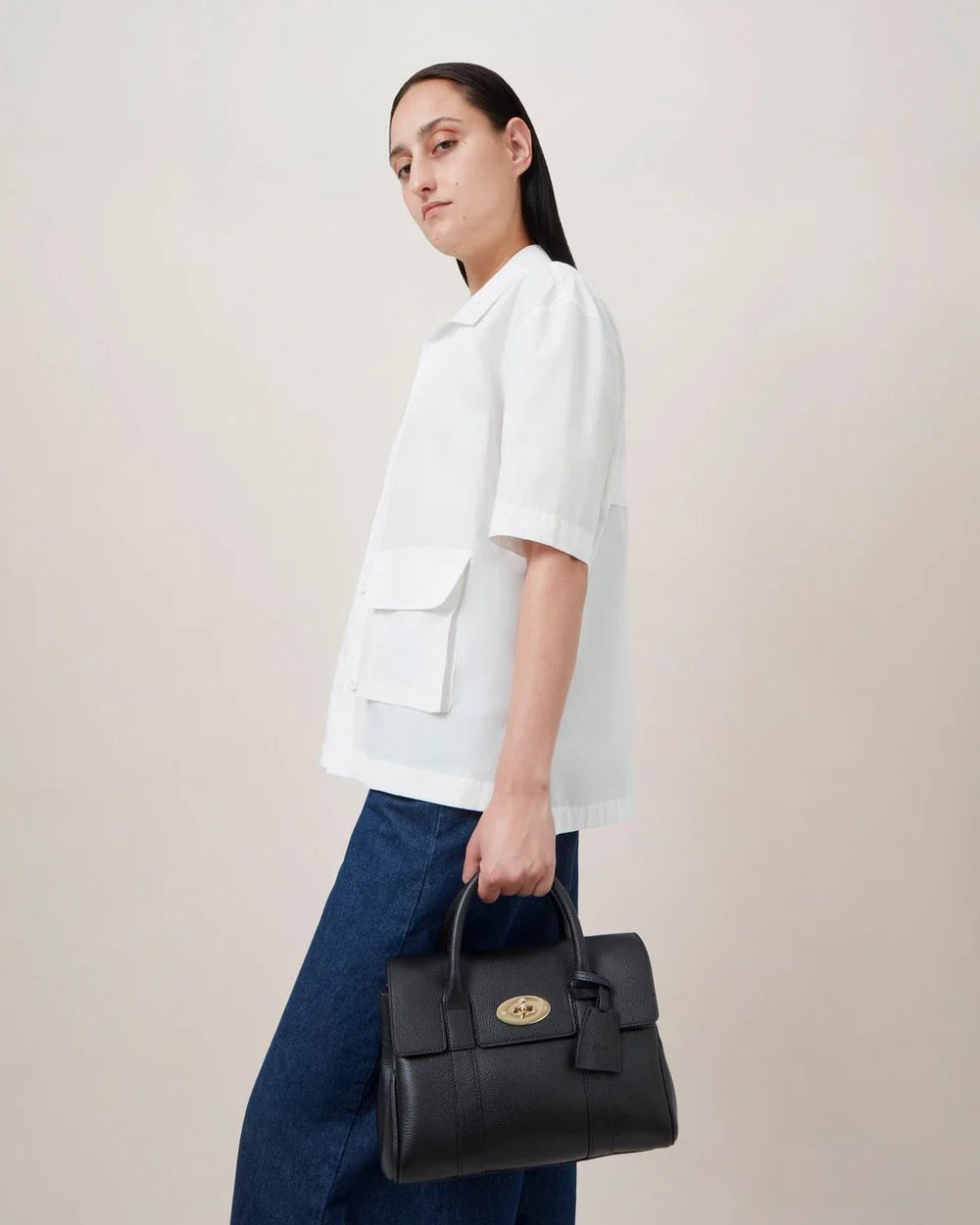 Small Bayswater Satchel Small Classic Grain