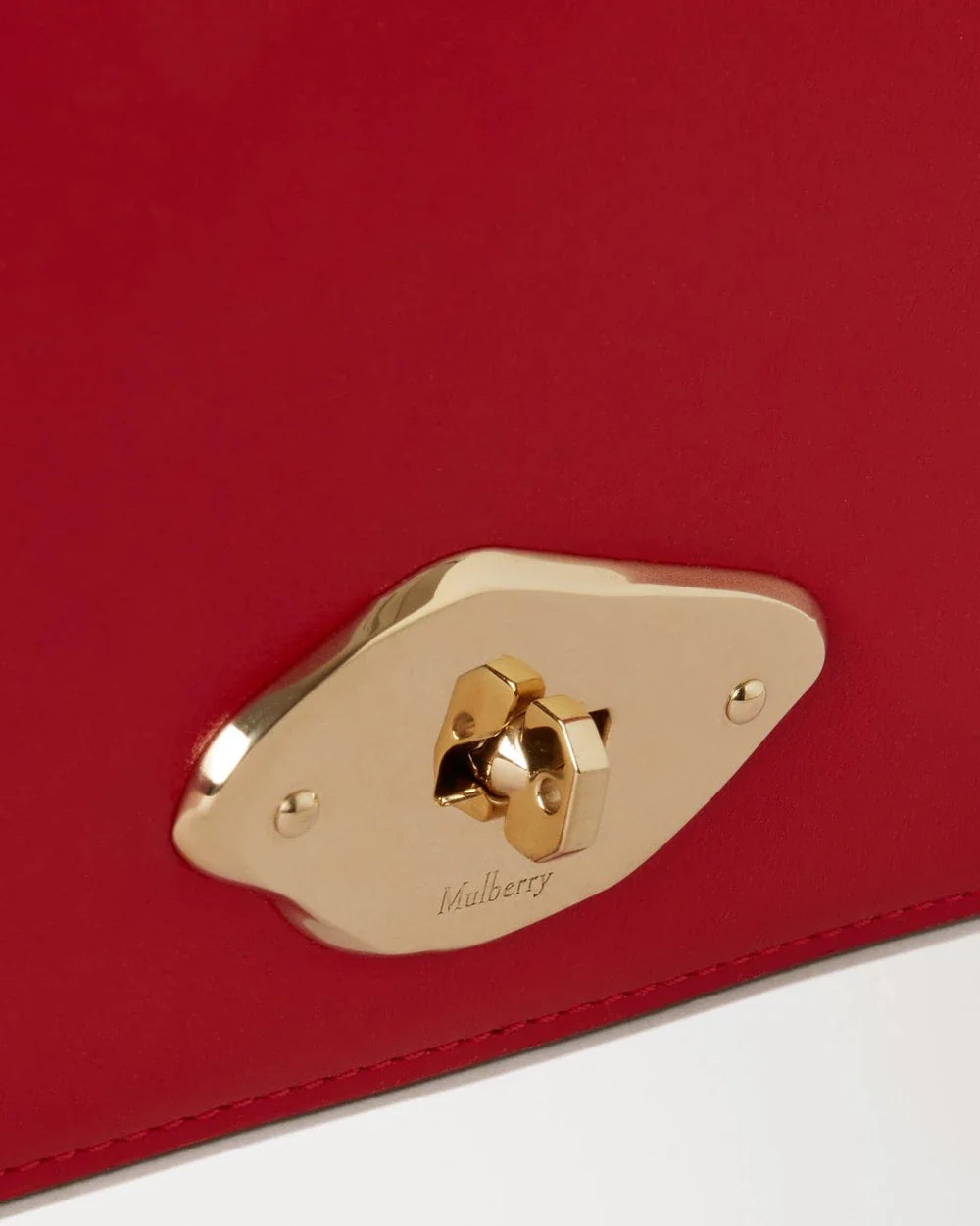 Lana Wallet On Strap Scarlet Red High Gloss Leather