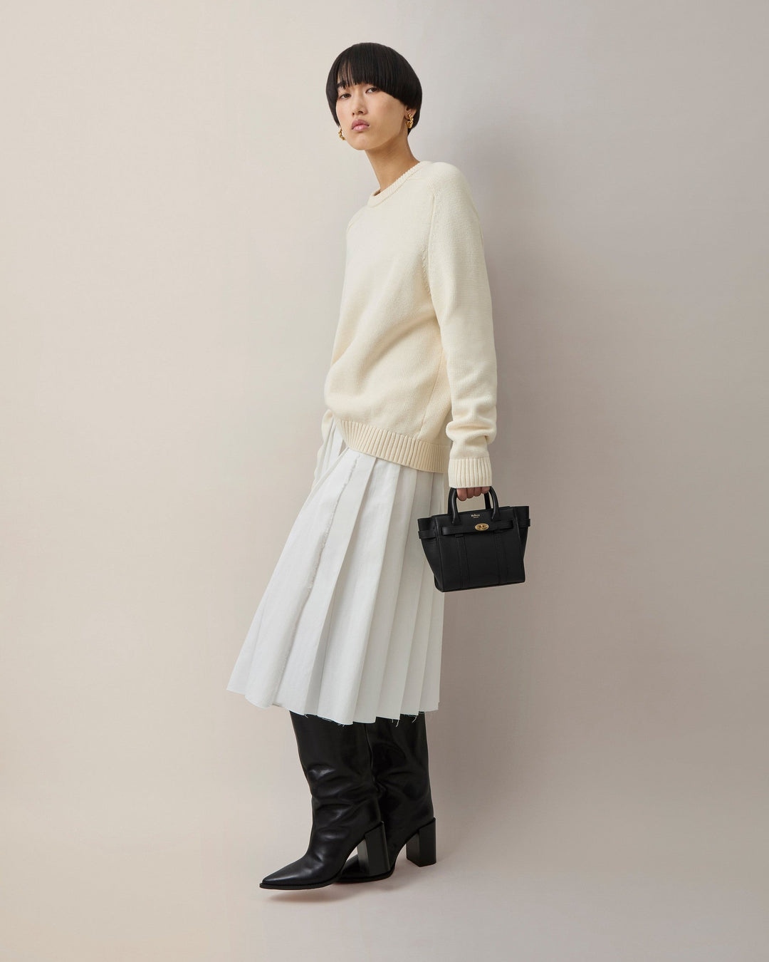 Micro Zipped Bayswater Black Micro Classic Grain