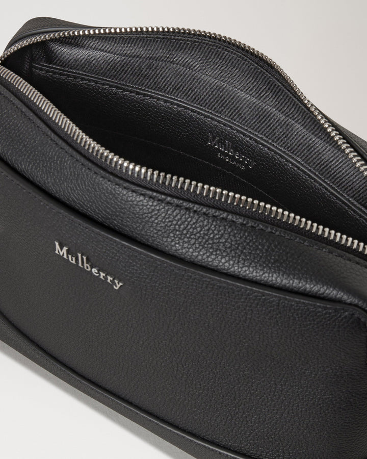 Small Farringdon Messenger Black Small Pebble Grain