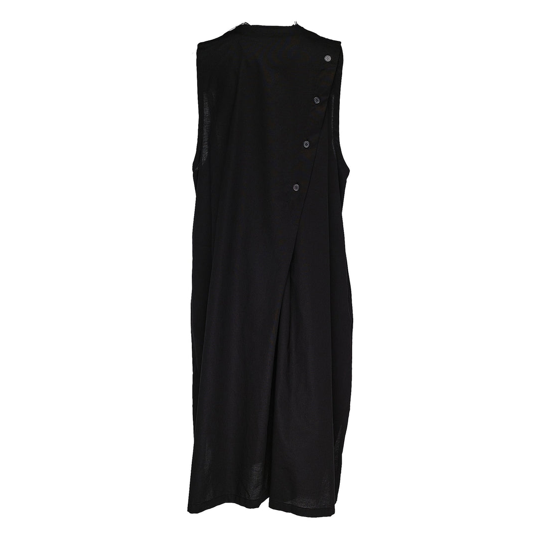 Asymmeteric Button Dress