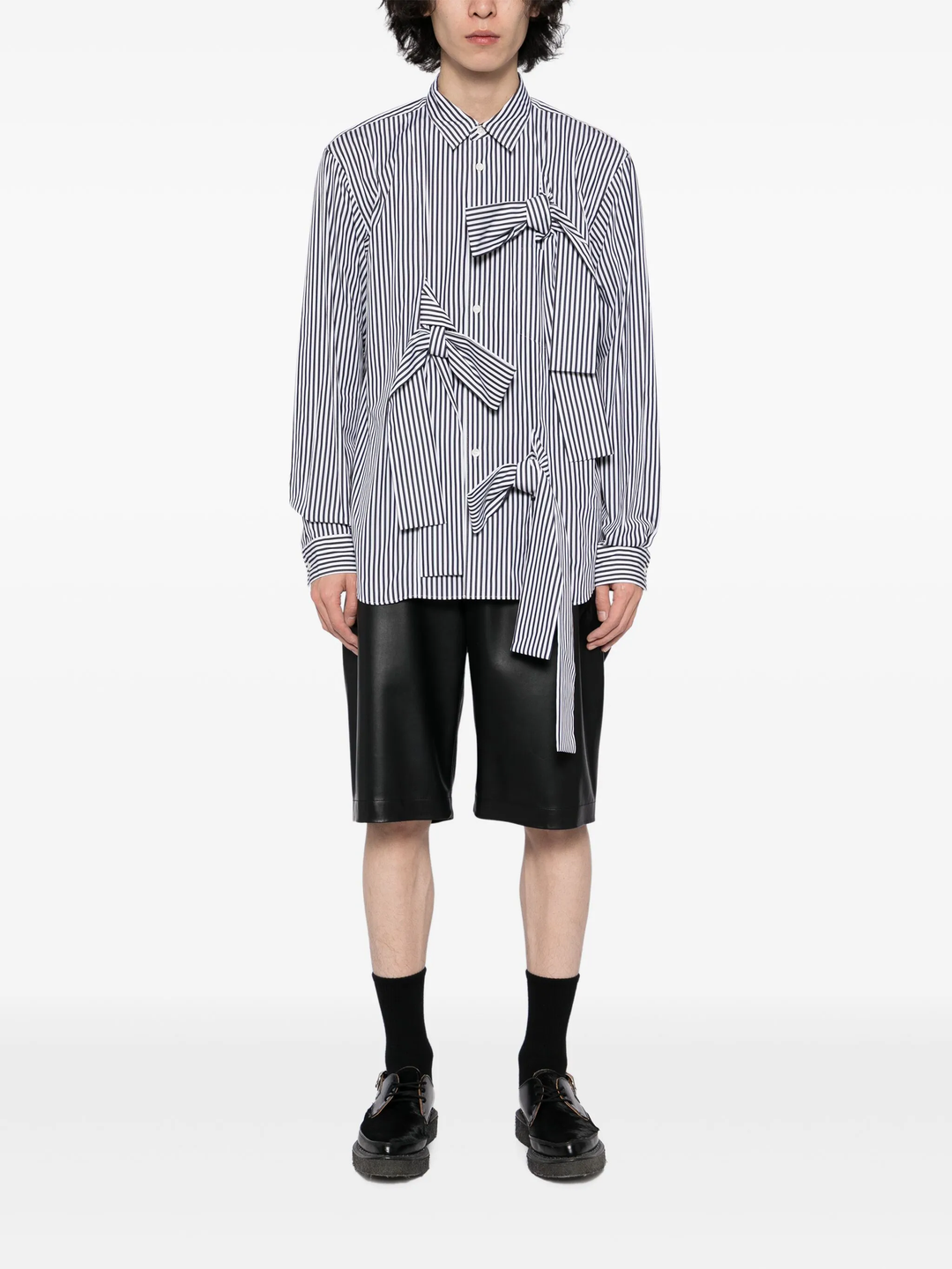 Cotton Broad Stripe Medium Shirt