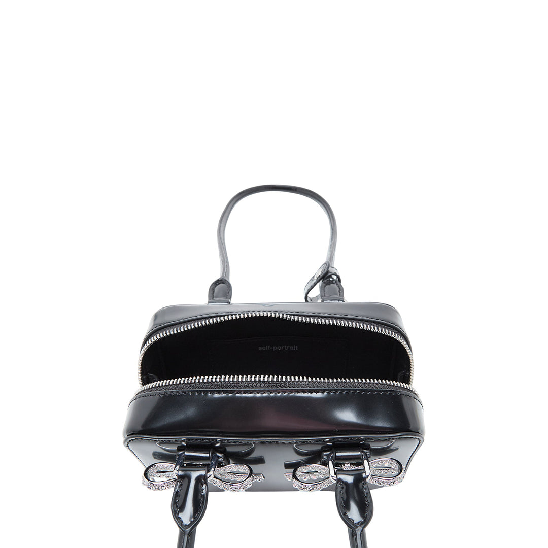 Black Leather Shoulder Bag