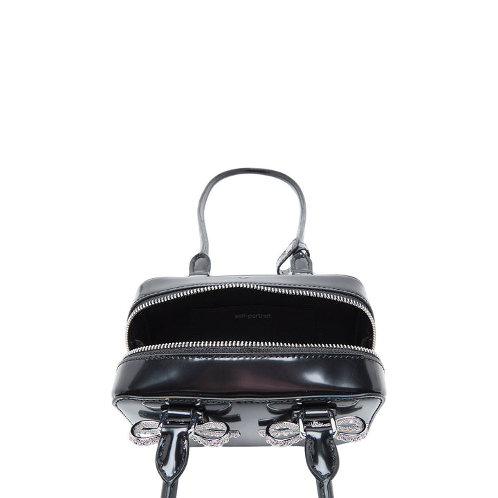 Black Leather Shoulder Bag