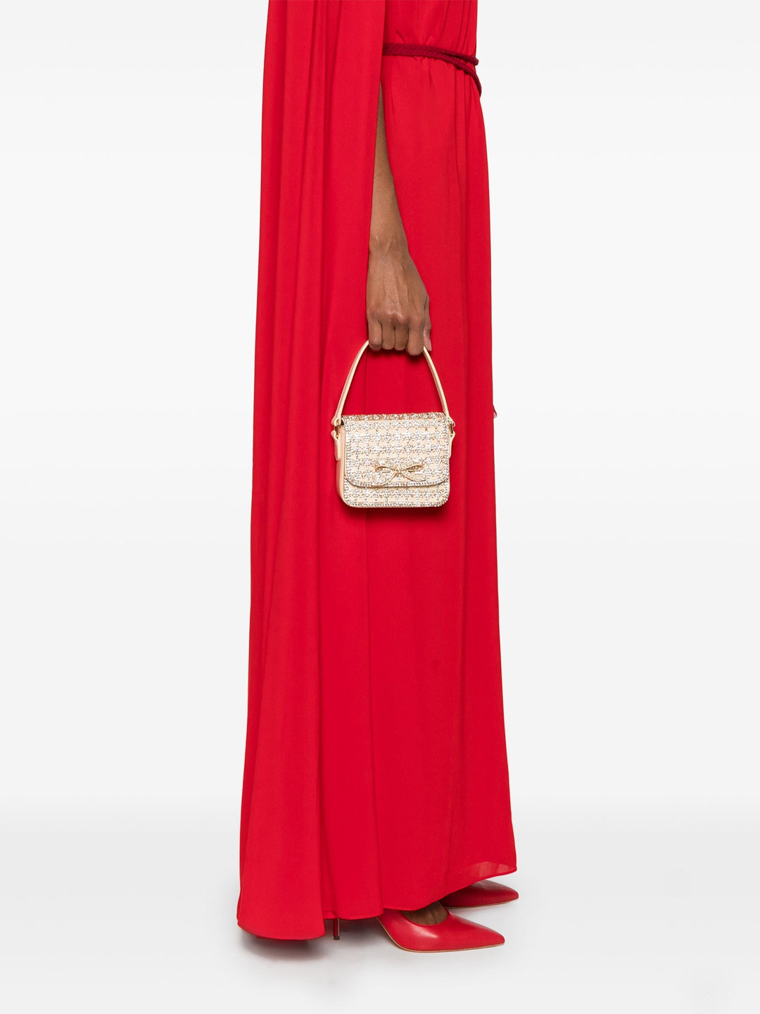 Gold Crystal Micro Bag