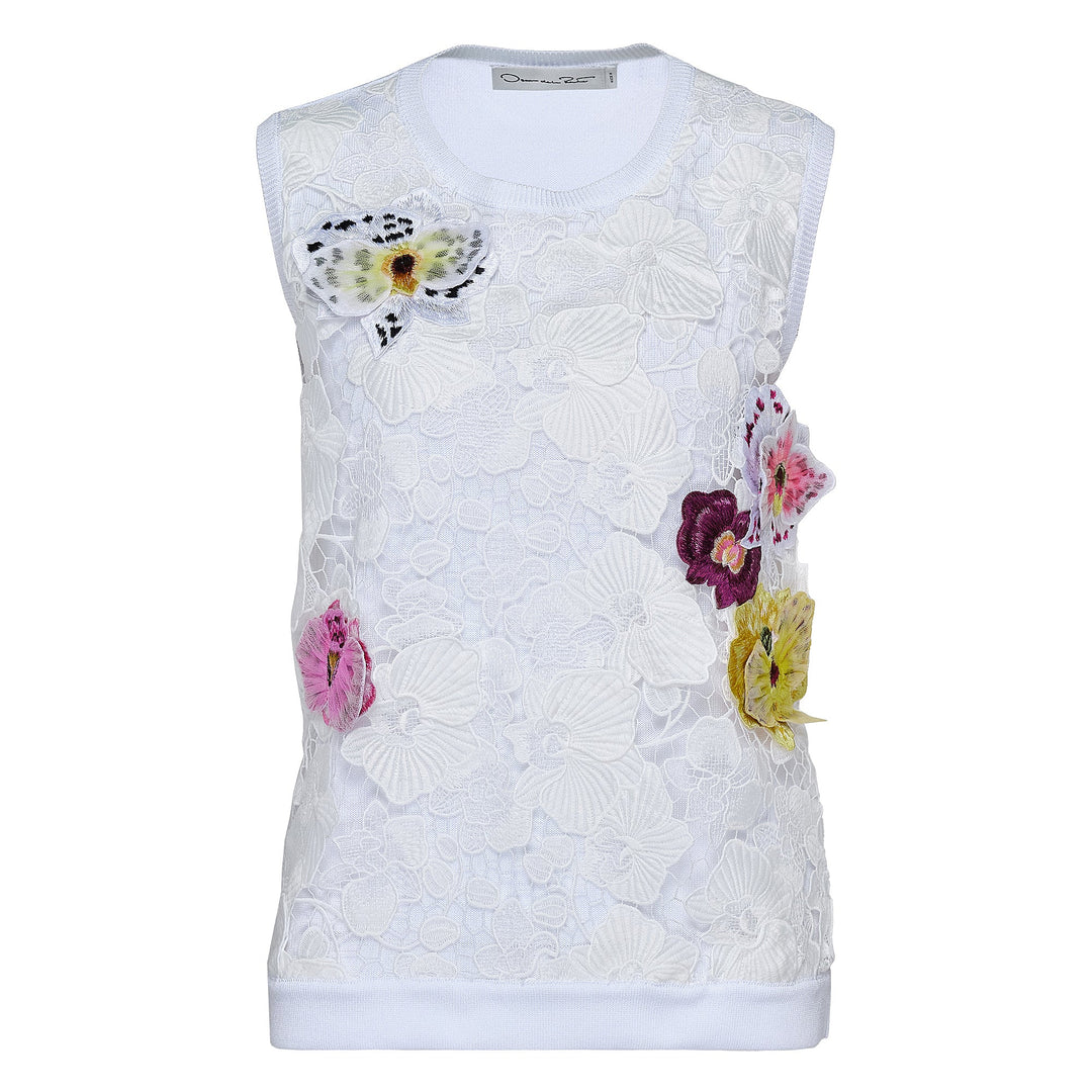 Orchid Threadwork Embroidered Top
