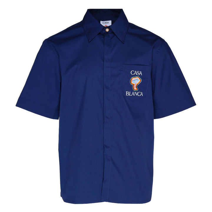 Short Sleeve Cuban Collar Shirt