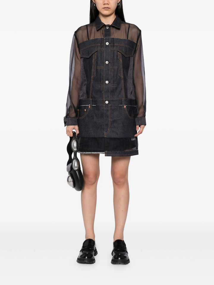 Denim Mix Dress