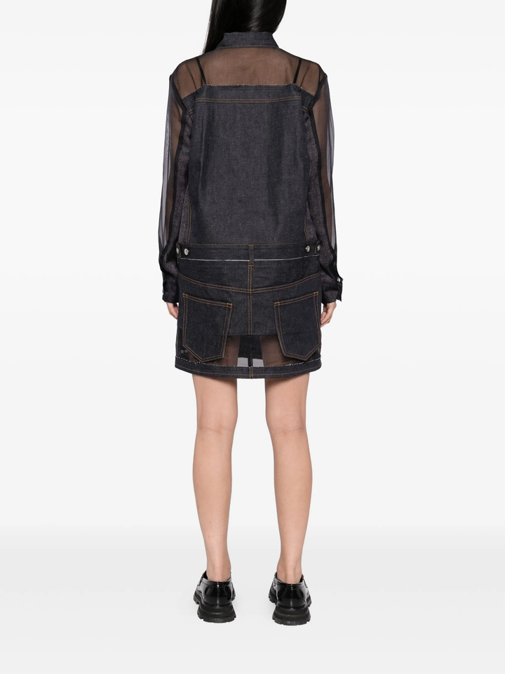 Denim Mix Dress