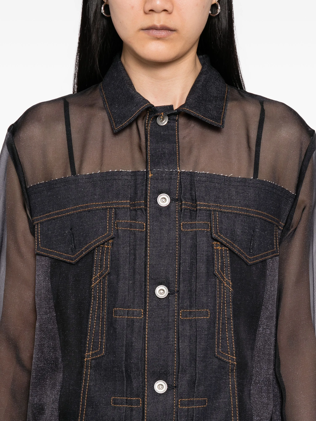 Denim Mix Dress