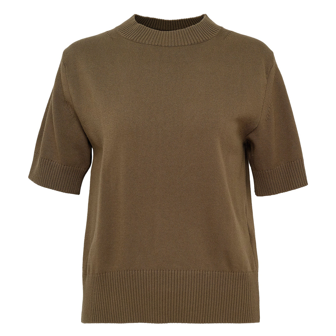 Nylon Twill X Knit Pullover