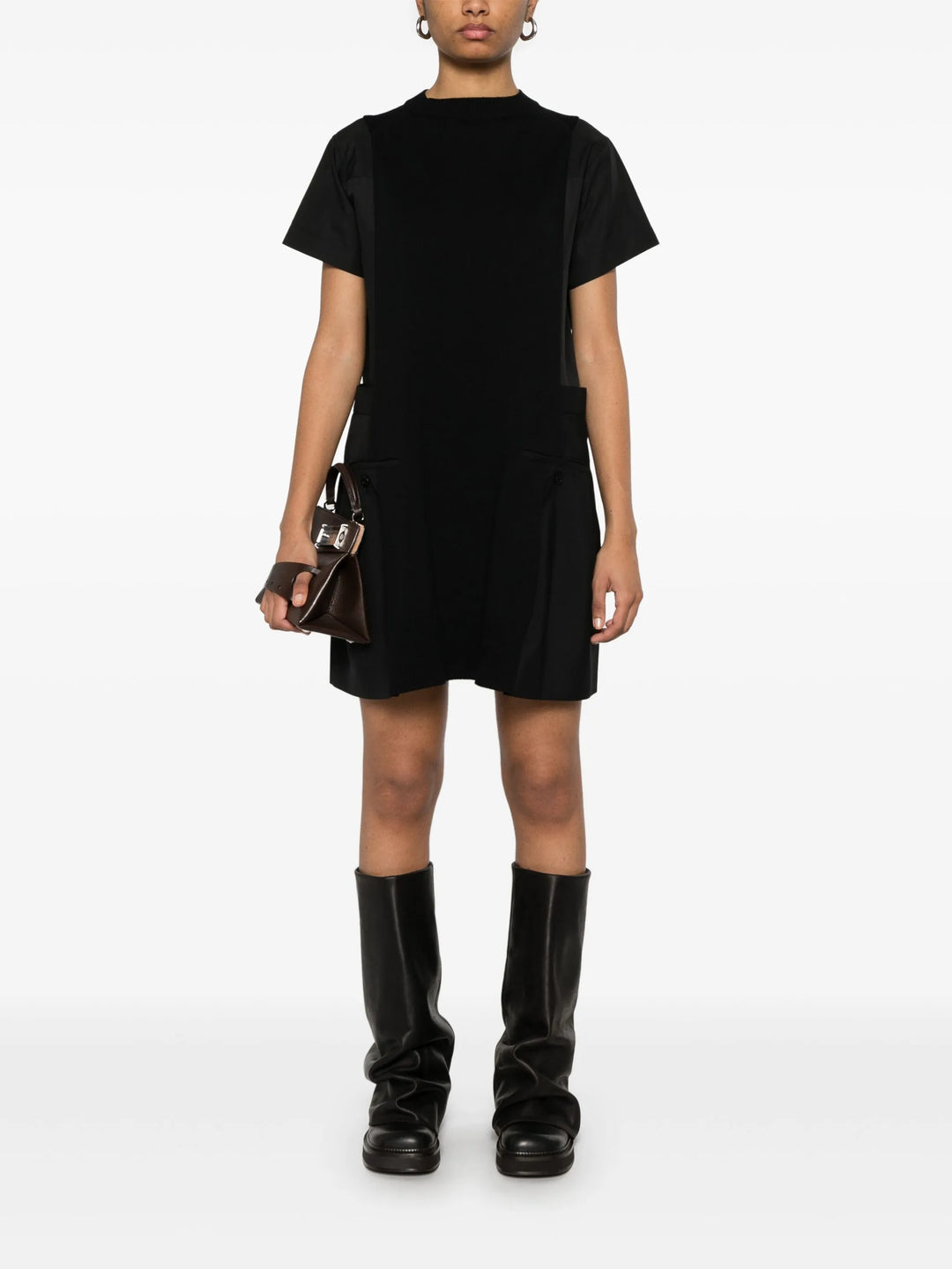 Poplin x Knit Dress