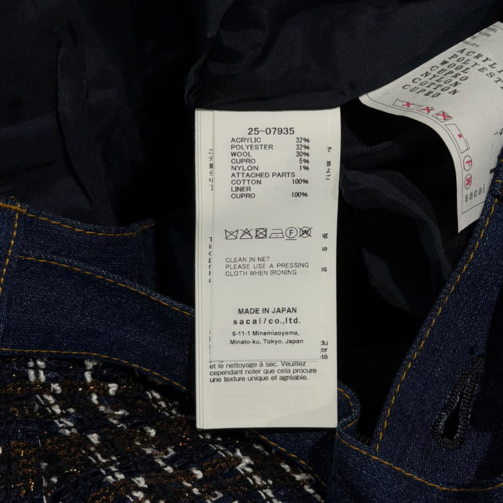 Retail Exclusive Denim X Tweed Shorts