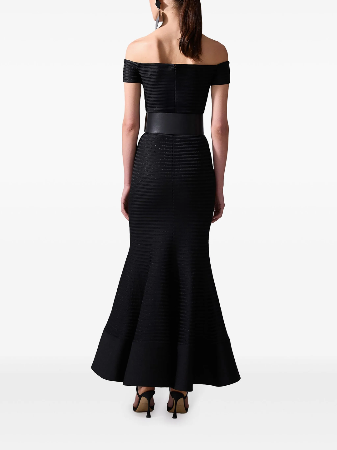 Off Shoulder Trumpet Dress